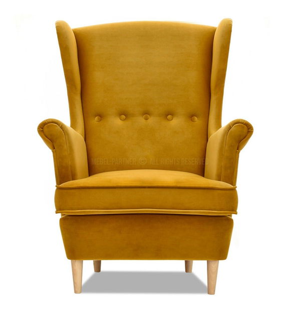 Fotoliu cu urechi Margis (mieros + nuc)