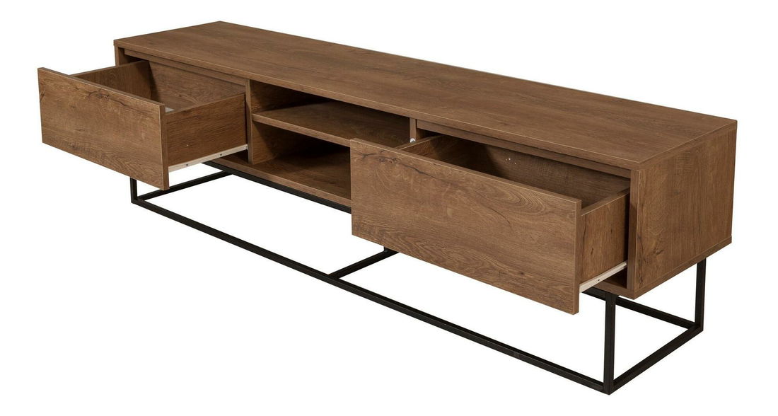 Set za dnevni boravak Laxi 10 (orah + crna)