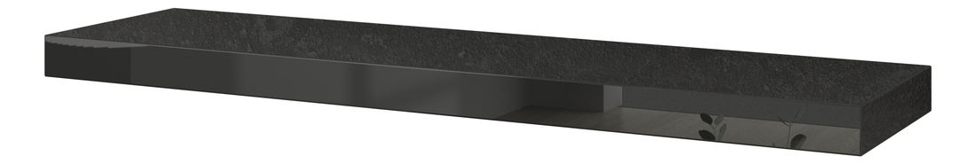 Polica Ameria 100 (crna sjajna)