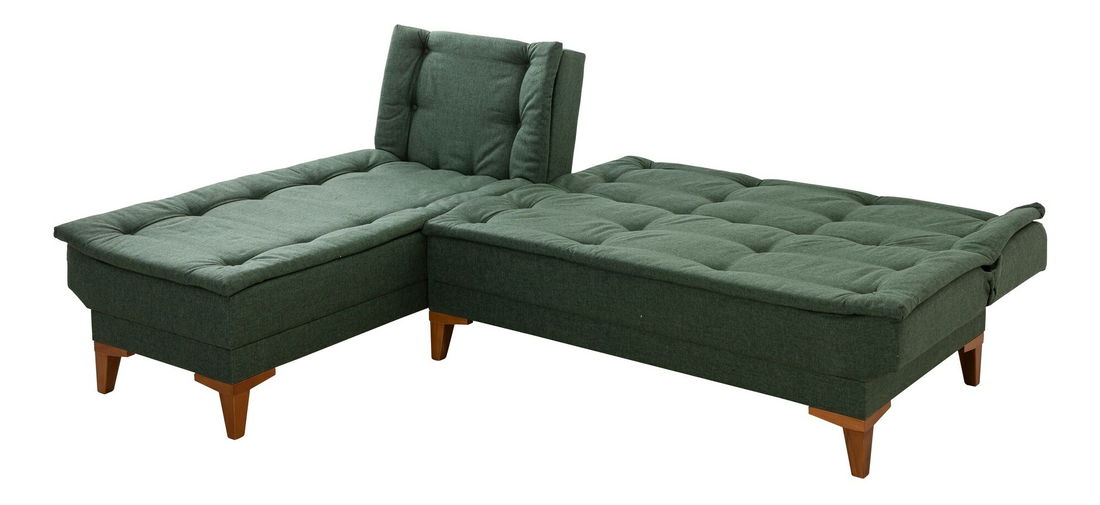 Canapea extensibilă Syrma (verde) (S)