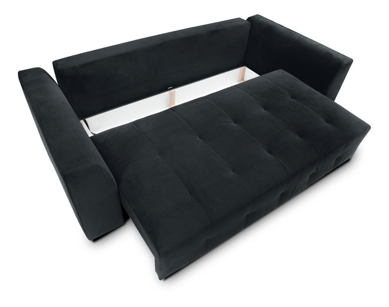 Pohovka trojsedačka BRW Royal IV Mega Lux 3DL (čierna)