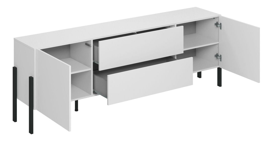 Masă TV/ Dulap Kjukon 200 (mat alb)