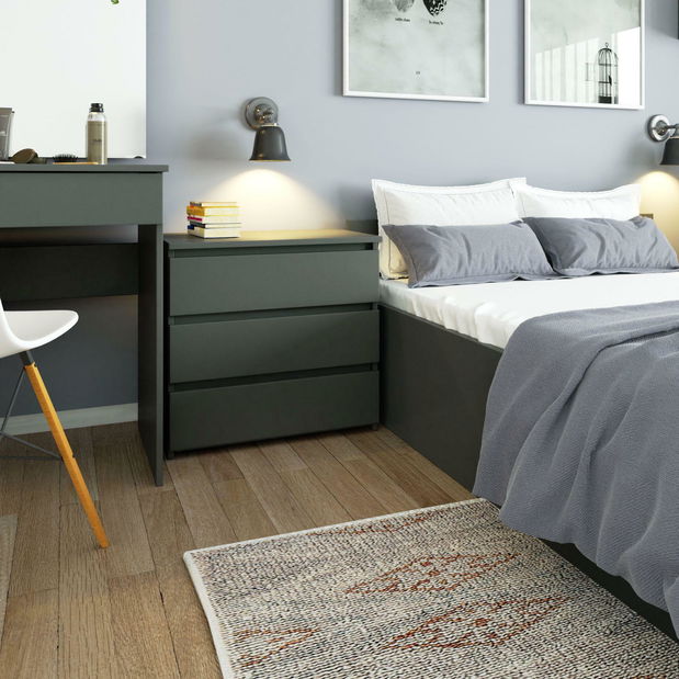 Comodă Cleania CL3 (grafit gri)