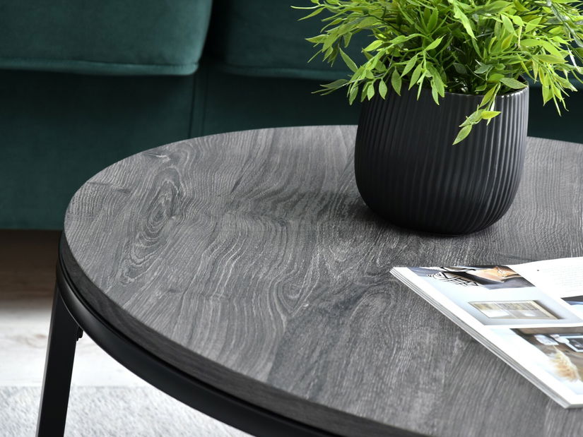 Konferenčný stolík Kolja Stolik Xl (sivá + čierna)