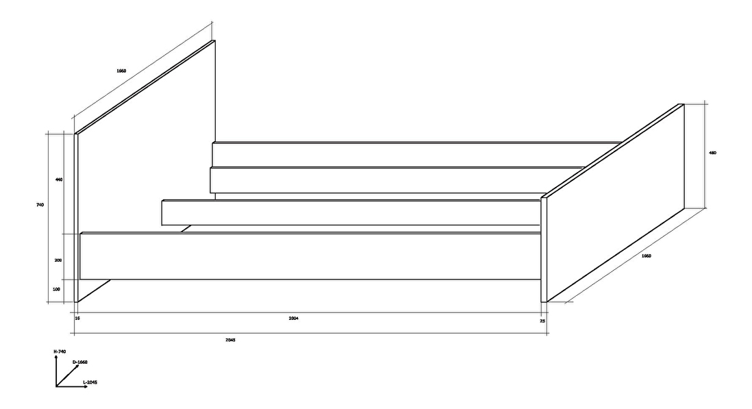 Manželská posteľ 160 cm Vera VER-03 (s roštom)