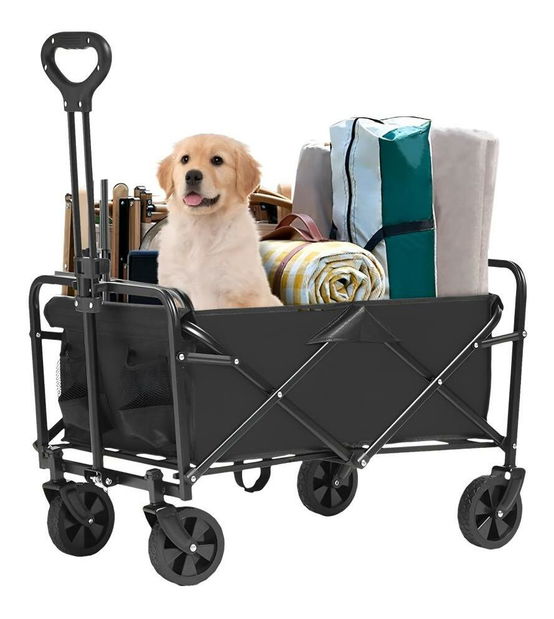 Cărucior de grădină Karla (negru)