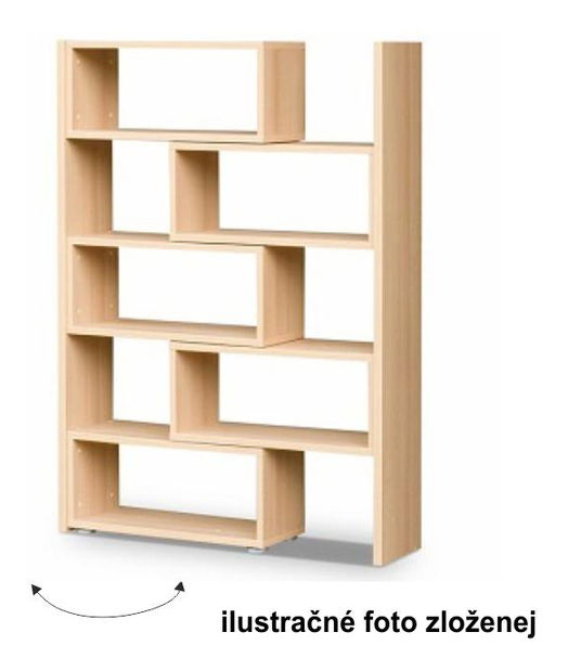 Regál Klonale II 140 (Wenge)