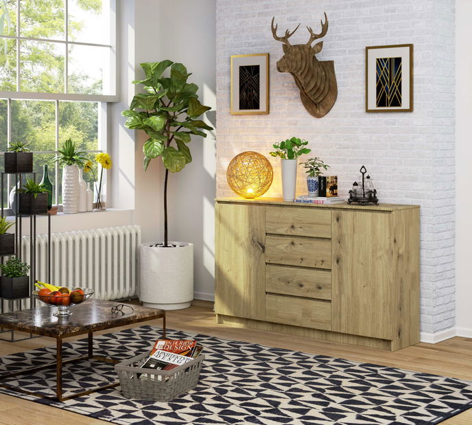 Comodă Koa (stejar artisan)