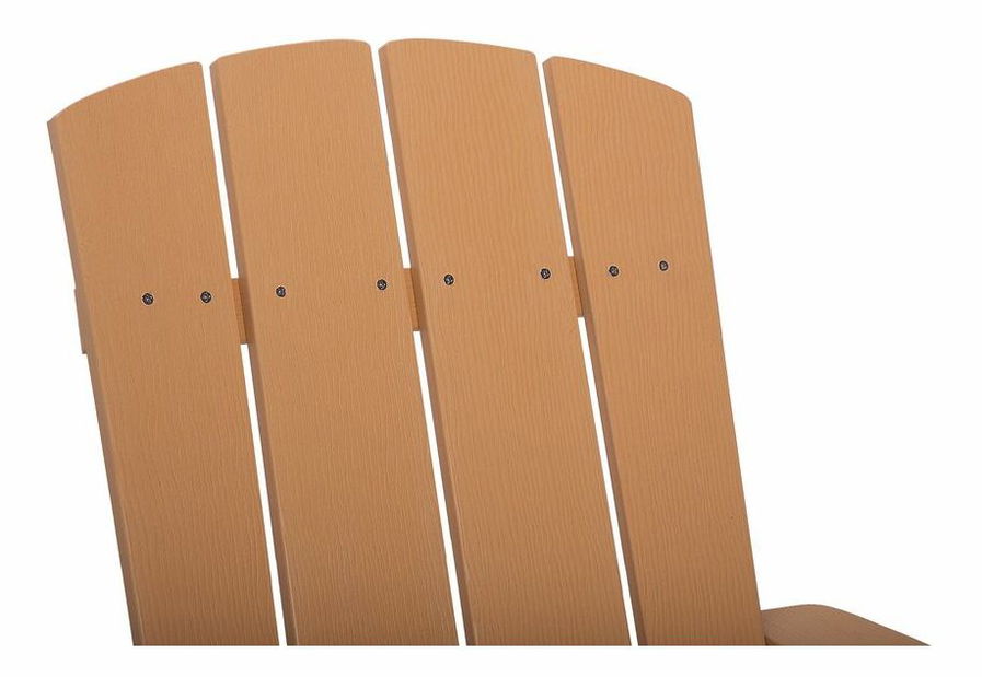 Záhradná stolička Adack (svetlé drevo)