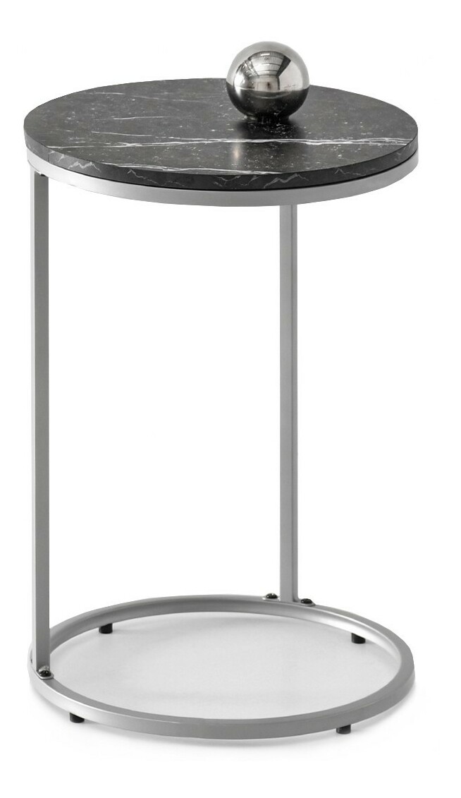 Măsuță de cafea Corden (negru + crom mat)