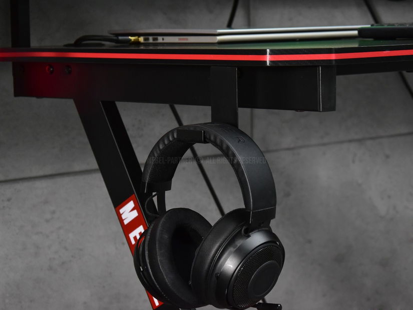 PC asztal Rolls (fekete)