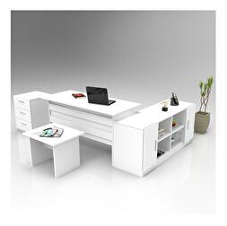 Set mobilier birou Volgenzo 13 (alb)