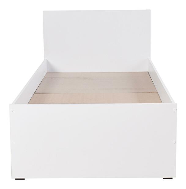 Jednostruki krevet 90 cm Vobima 1 (bijela) (s podnicom)