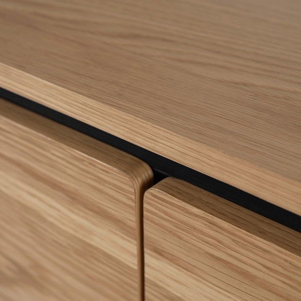 Szekrény Back 160 (tölgy) 