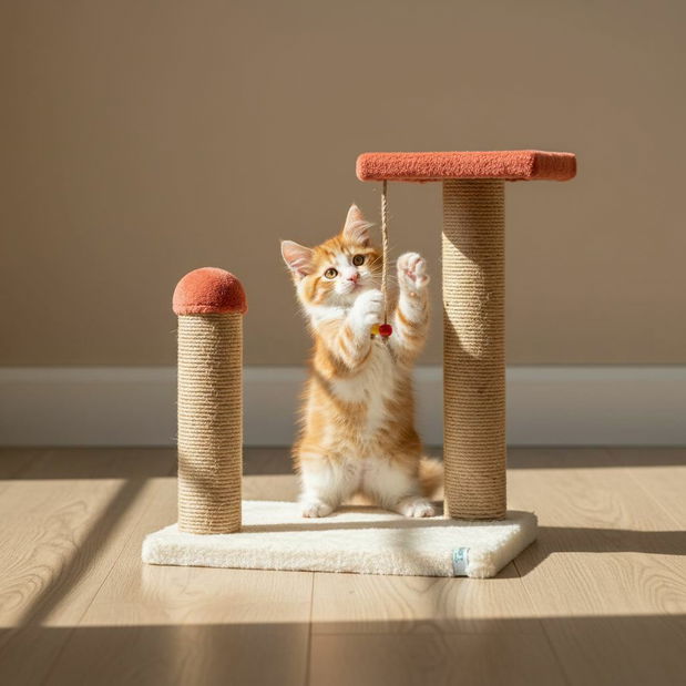 Škrabadlo pre mačky Elsie (ružová)