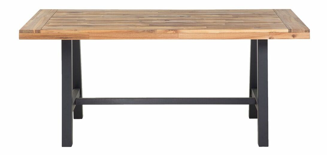 Jedálenský stôl Scalia (pre 6 osôb) (čierna)