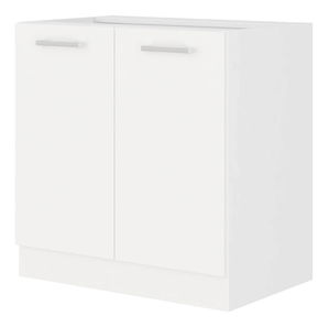 Dolná kuchynská skrinka Edris 80 D 2F BB (biela)