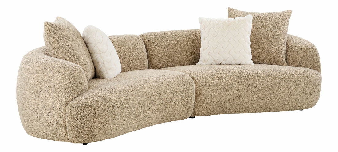 Sedačka Delfina (svetlohnedá)