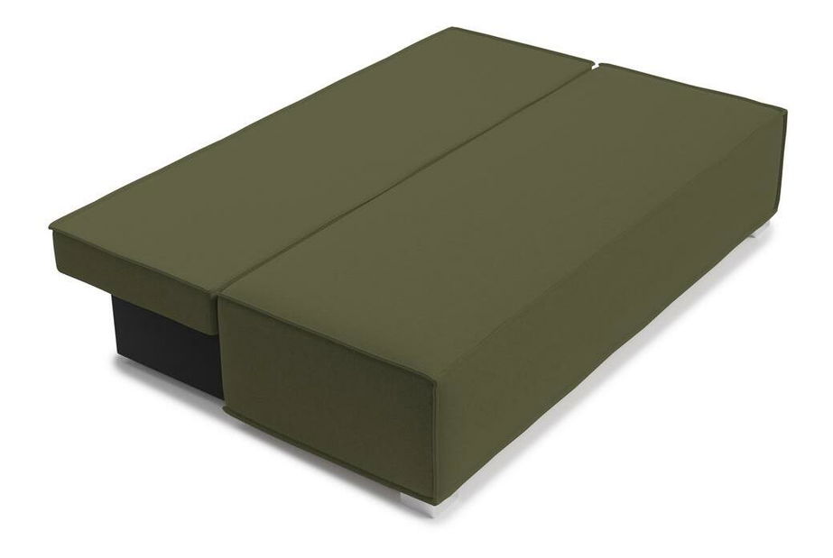 Háromszemélyes kanapé Bale (oliva + ezüst)