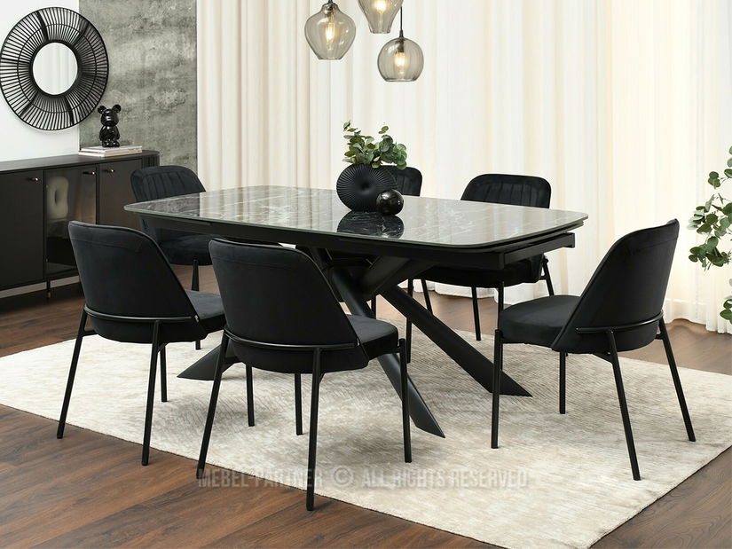 Jedálenská stolička Evidencias (čierna)