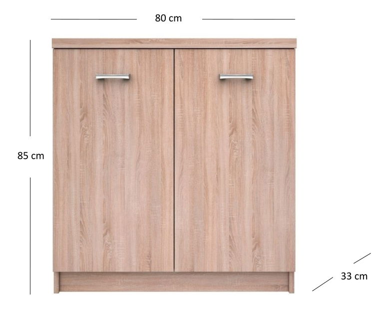 Komoda Tianna (hrast sonoma)