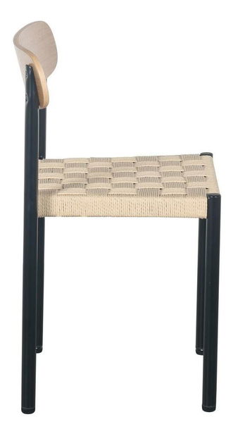 Scaun sufragerie Hymalaya (natiural + negru)