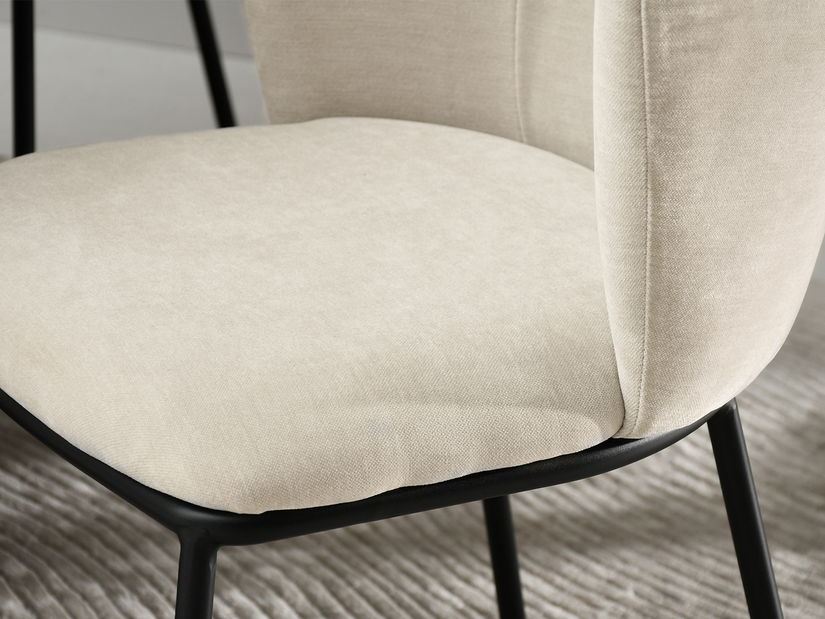 Jedálenská stolička Koalas (béžová + čierna)