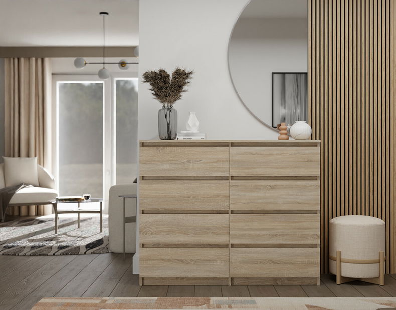 Komód Musecalo 7 120 (szonoma tölgy)