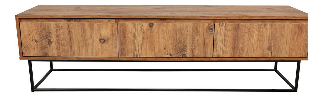 Masă TV/Dulap Lapin 180 (Nuc + Negru)