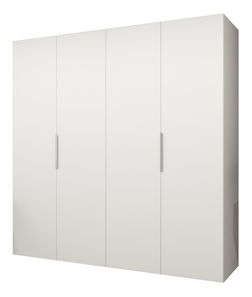 Ruhásszekrény 200 cm Mirabella 1 (fehér + kasmír)