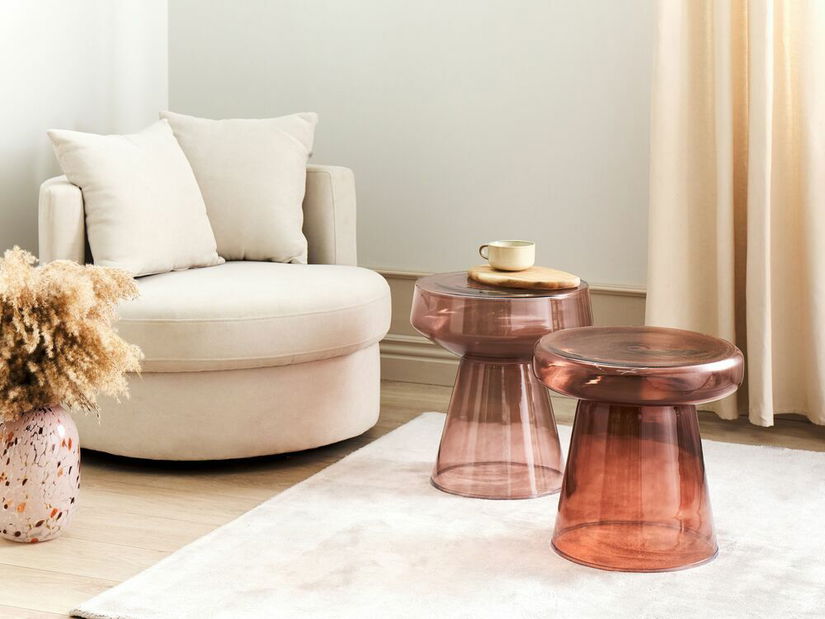 Kéziasztal Cora (piros) *kiárusítás