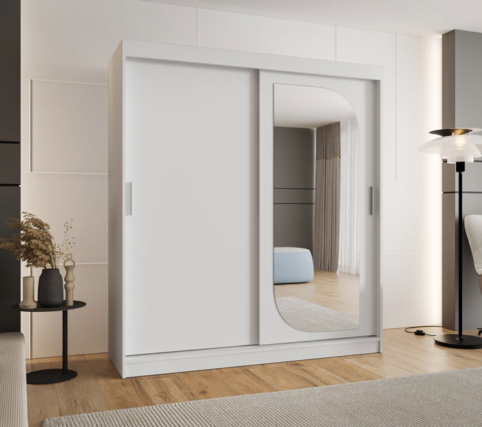 Ormar za garderobu 180 cm Lulu (bijela)