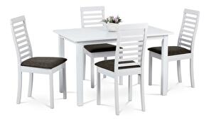 Jedálenský set Churton-4000 WT (biela + hnedá) (pre 4 osoby)
