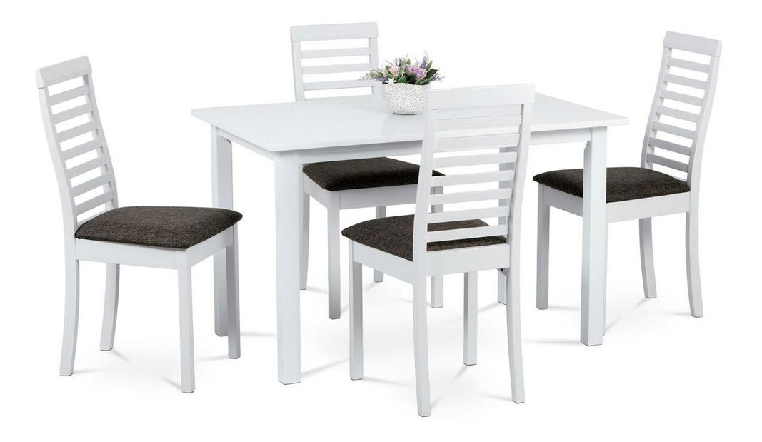 Jedálenský set Churton-4000 WT (biela + hnedá) (pre 4 osoby)