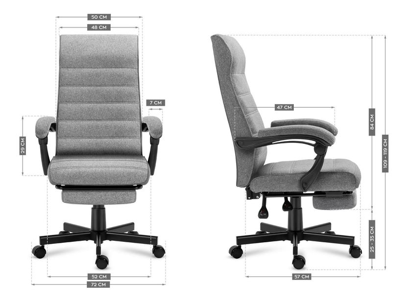 Uredska fotelja Blitz 4.4 (siva)