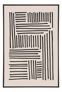 Obraz na plátne Lilena 2 (čierna + béžová)