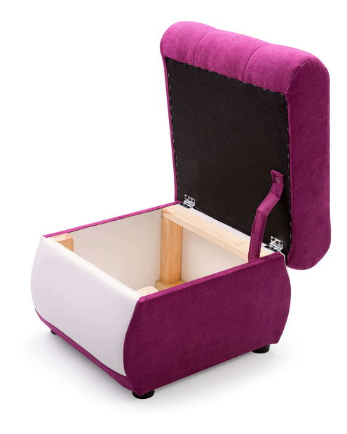 Háromszemélyes kanapé Nicole (világosszürke + fehér)