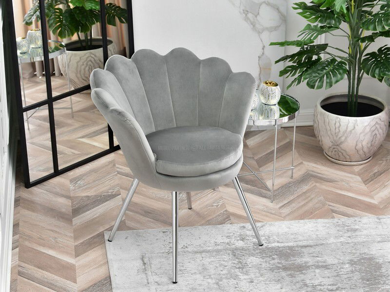 Fotel Lasair (szürke + arany)