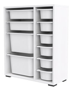 Organizér na hračky Dremonka 10 (biela)