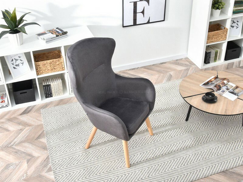 Fotel Leto (grafit + bükk)