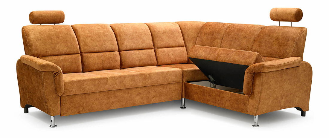 Sarokkanapé Dina (mustár) (B)