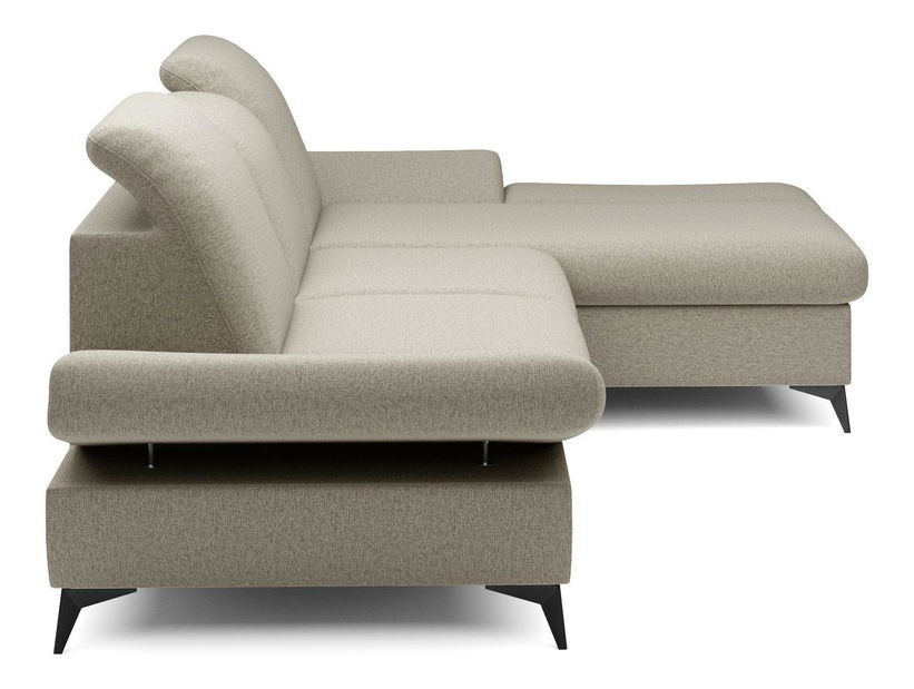 Rohová sedacia súprava Harpie (tmavá béžová) (P)