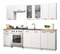 Konyha 240 cm Ozara II C (fehér)