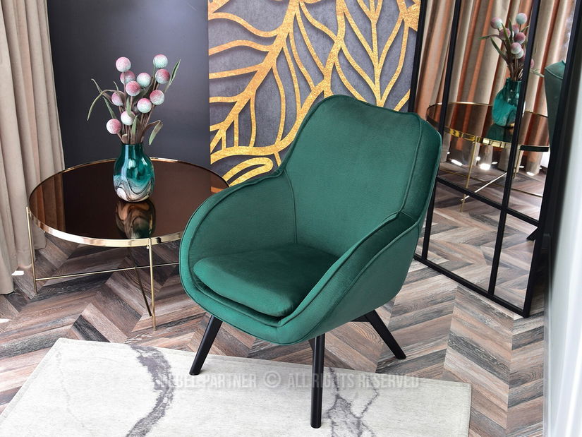 Dizájnos fotel Merch (fehér)