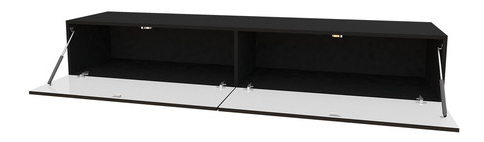 TV asztal/szekrény Zigo 180 (szürke + fényes szürke) *kiárusítás