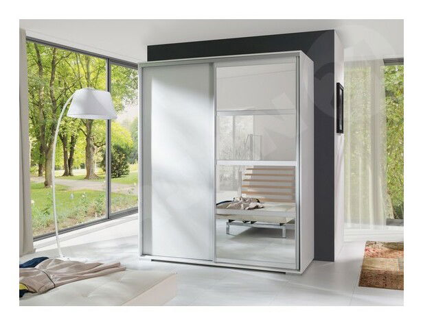 Šatníková skriňa Domi (biela) *výpredaj