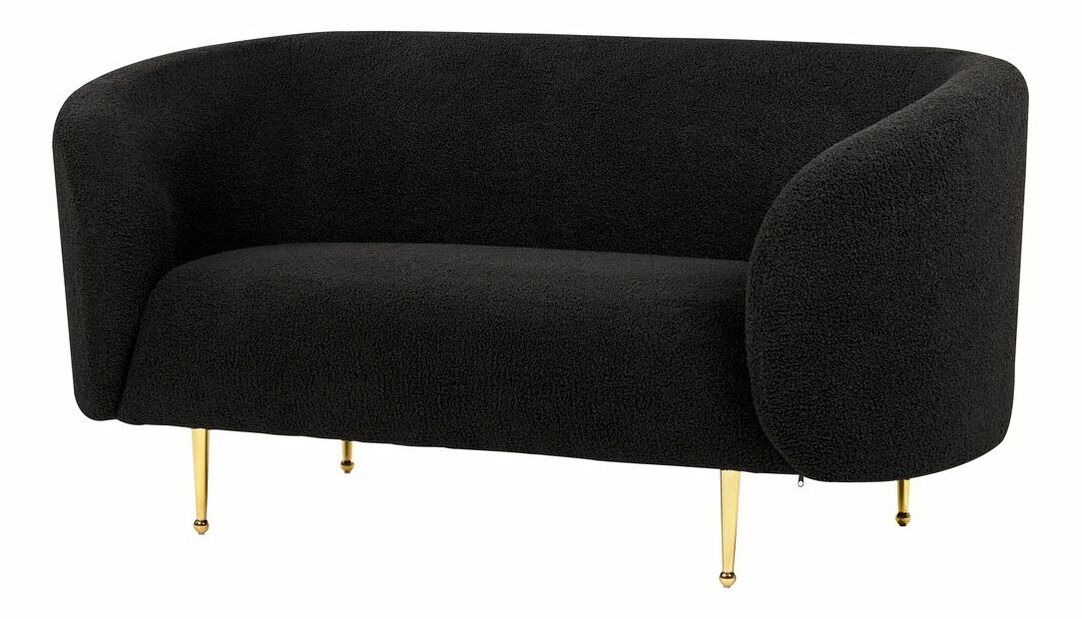 Pohovka dvojsedačka Leon (čierna)