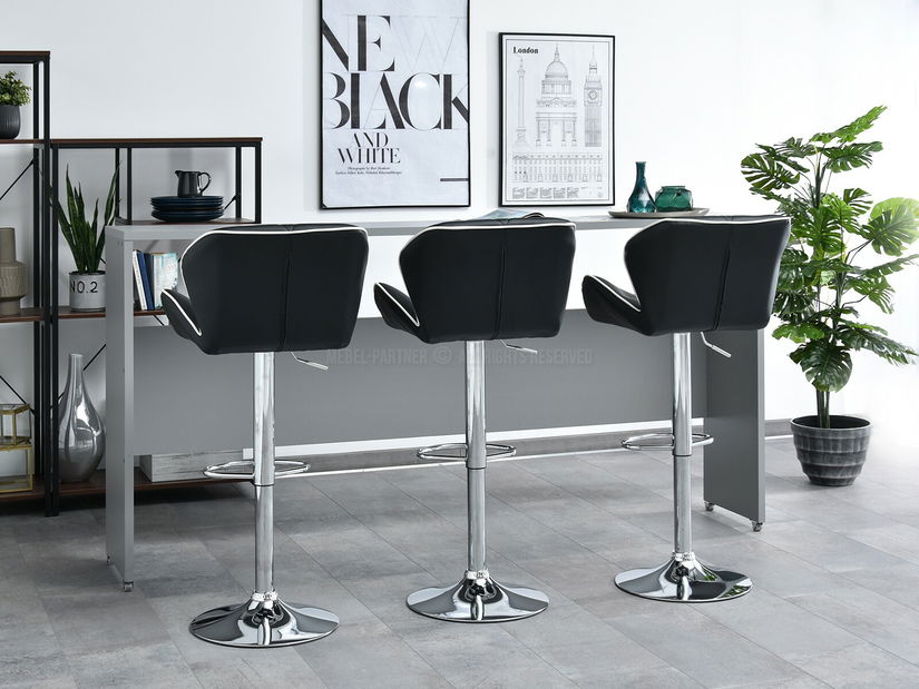 Stolička Huhu (čierna)