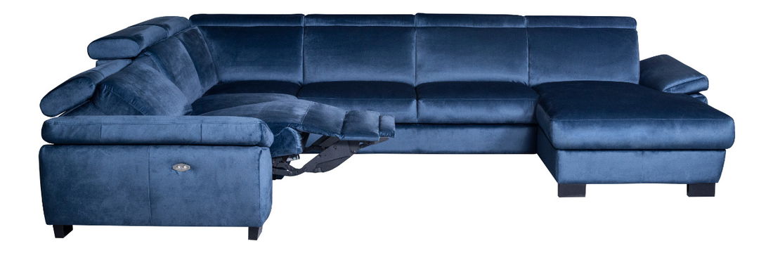 Colțar în formă de U Timo (Albastru închis) (S)