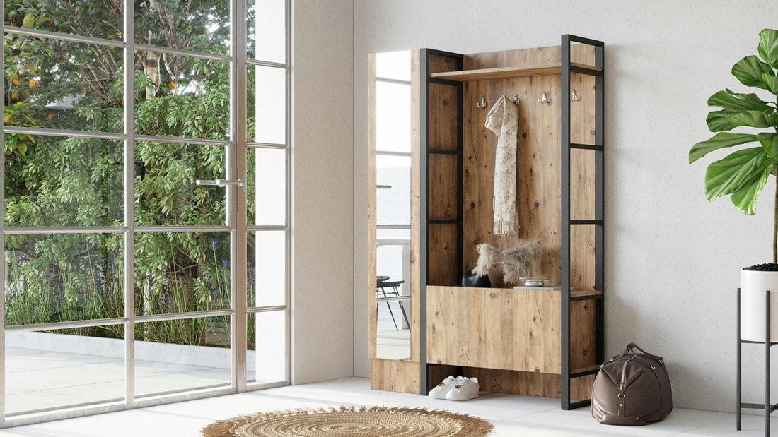 Mobilier hol Mele 16 (pin antlantic)